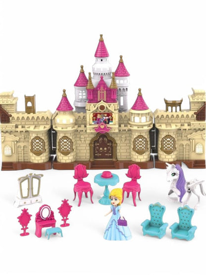 Enchanted Dream Castle – Princess Dollhouse Playset for Kids | Magical Toy Castle with Accessories - NX12097