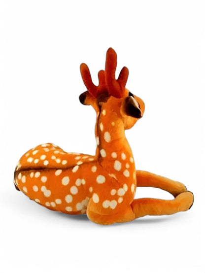 Hugsy Chital – Soft Chital Deer Plush Toy for Kids | Cute & Huggable Stuffed Animal Gift for Babies, Toddlers - MS2100