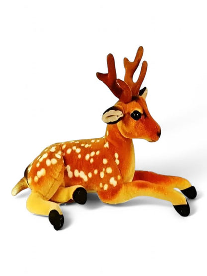 Hugsy Chital – Soft Chital Deer Plush Toy for Kids | Cute & Huggable Stuffed Animal Gift for Babies, Toddlers - MS2100
