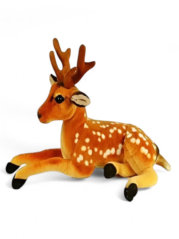 Hugsy Chital – Soft Chital Deer Plush Toy for Kids | Cute & Huggable Stuffed Animal Gift for Babies, Toddlers - MS2100