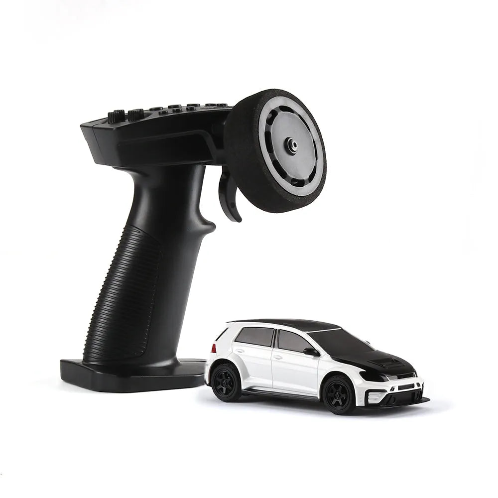 1/43 RC Drift Car FPV - Full-time 4WD, Pro Steering, LED Light, High-Speed Motor