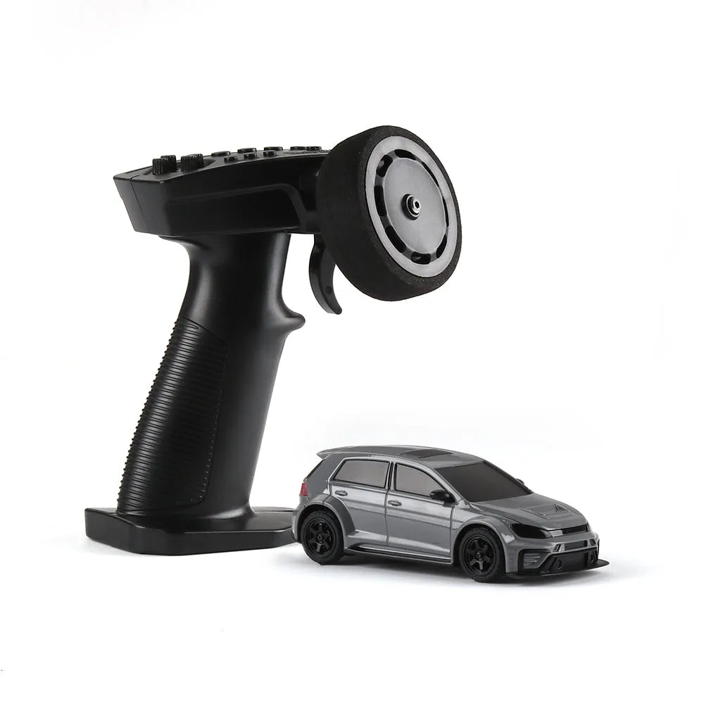 1/43 RC Drift Car FPV - Full-time 4WD, Pro Steering, LED Light, High-Speed Motor