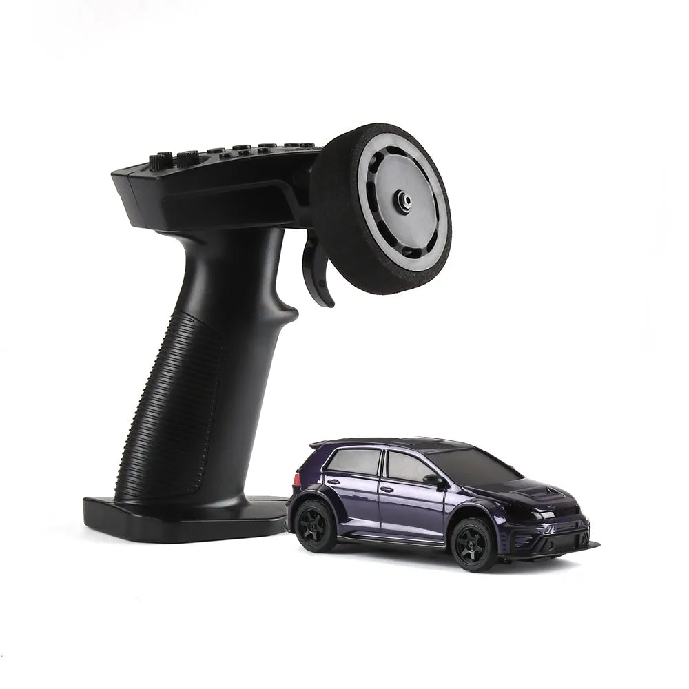 1/43 RC Drift Car FPV - Full-time 4WD, Pro Steering, LED Light, High-Speed Motor