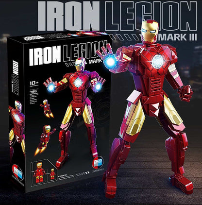 Iron Man Legion Lego Toy 550+ Lego - Mark - 3