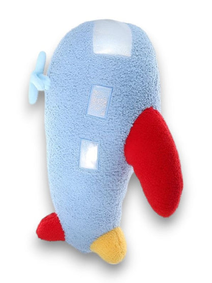 AirPaws Plush Spaceship Cushion – Soft & Cozy Stuffed Airplane Toy for Kids, Pets & Room Decor - MS14186