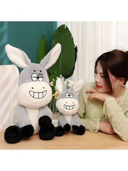 Softy Burro - 10 Inch Donkey Plush Toy | Cute Stuffed Animal Pillow | Soft & Cuddly Plush Gift for Girls, Boys, and Home Décor - MS14135