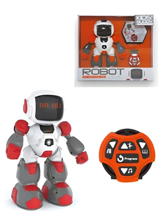 RED - SoccerSense Robo – Smart Infrared Soccer Robot Toy for Kids | Gesture & Watch Control - NX11657