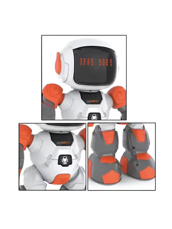 ORANGE - SoccerSense Robo – Smart Infrared Soccer Robot Toy for Kids | Gesture & Watch Control - NX11657