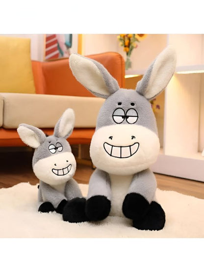 Softy Burro - 10 Inch Donkey Plush Toy | Cute Stuffed Animal Pillow | Soft & Cuddly Plush Gift for Girls, Boys, and Home Décor - MS14135