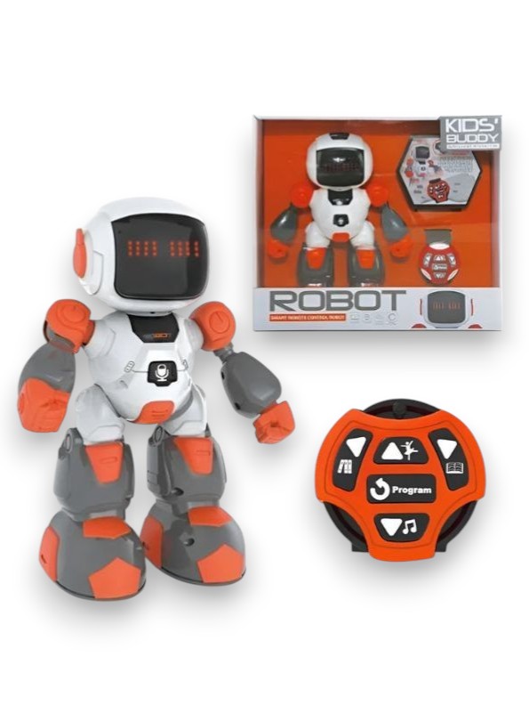 ORANGE - SoccerSense Robo – Smart Infrared Soccer Robot Toy for Kids | Gesture & Watch Control - NX11657
