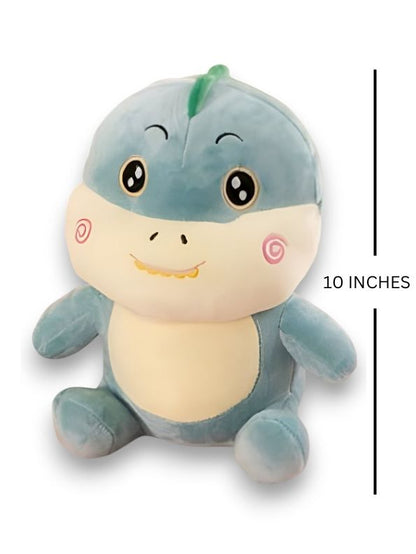 Blue - DinoHug Plush Toy – 10-inch Ultra-Soft Dinosaur Stuffed Animal | Cute & Cuddly Gift for Kids - MS14149
