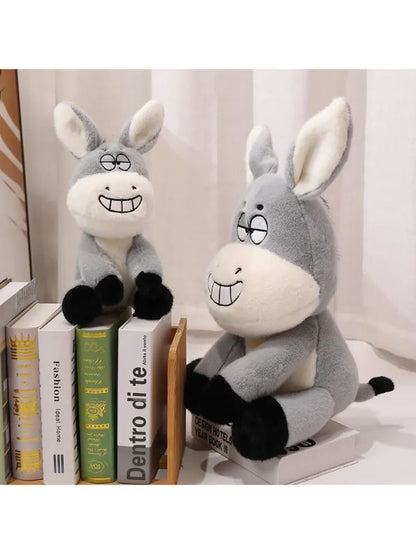 Softy Burro - 10 Inch Donkey Plush Toy | Cute Stuffed Animal Pillow | Soft & Cuddly Plush Gift for Girls, Boys, and Home Décor - MS14135
