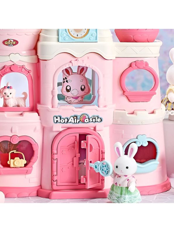 Bunny Haven Dollhouse – Cute Rabbit-Themed Playset for Kids | Adorable Mini Doll House Toy - NX13770