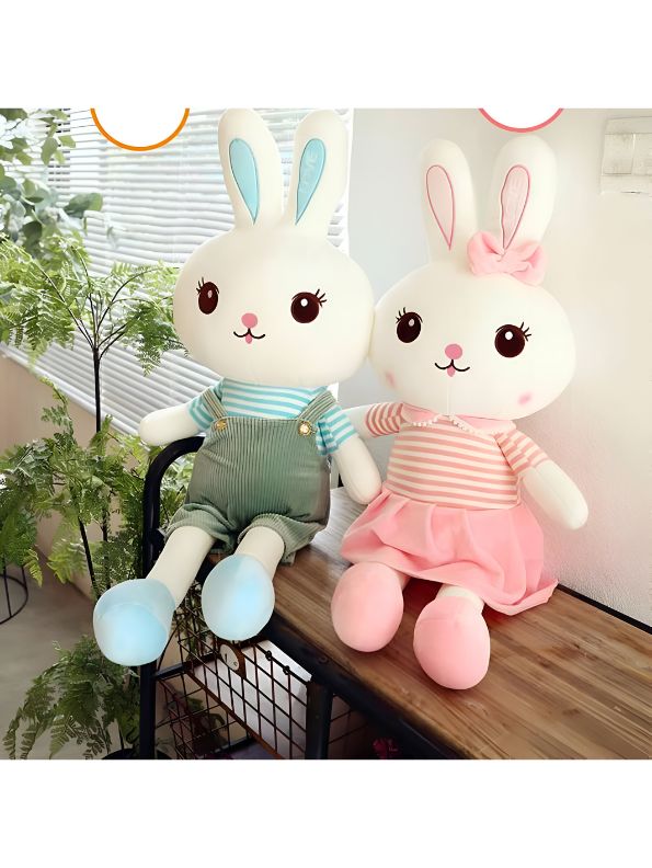 CloudBun Plush Rabbit Pillow – 10 Inch Ultra-Soft & Huggable Bunny Stuffed Animal | Cute Cuddle Toy & Perfect Gift for Kids & Adults -  MS14449