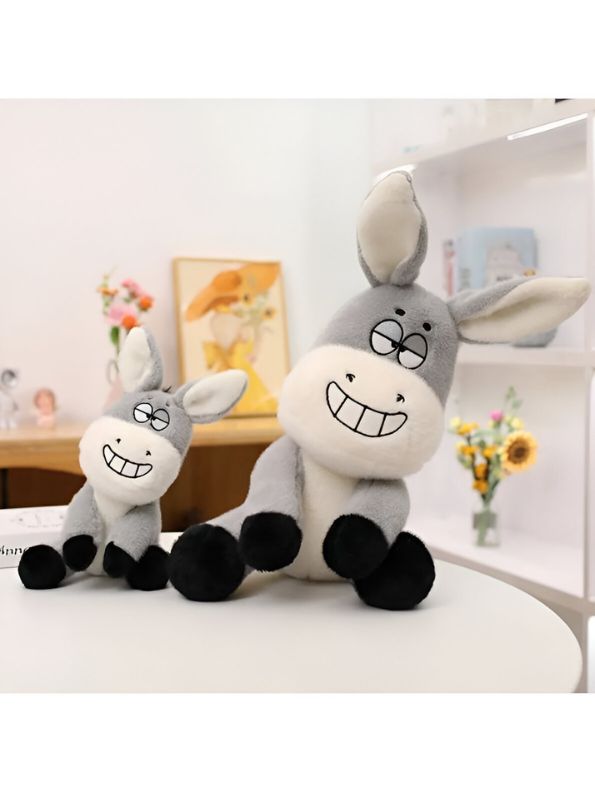 Softy Burro - 10 Inch Donkey Plush Toy | Cute Stuffed Animal Pillow | Soft & Cuddly Plush Gift for Girls, Boys, and Home Décor - MS14135