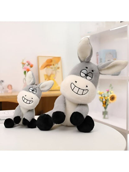 Softy Burro - 10 Inch Donkey Plush Toy | Cute Stuffed Animal Pillow | Soft & Cuddly Plush Gift for Girls, Boys, and Home Décor - MS14135