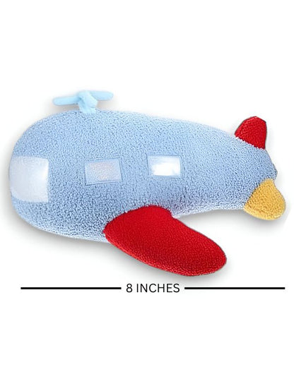 AirPaws Plush Spaceship Cushion – Soft & Cozy Stuffed Airplane Toy for Kids, Pets & Room Decor - MS14186