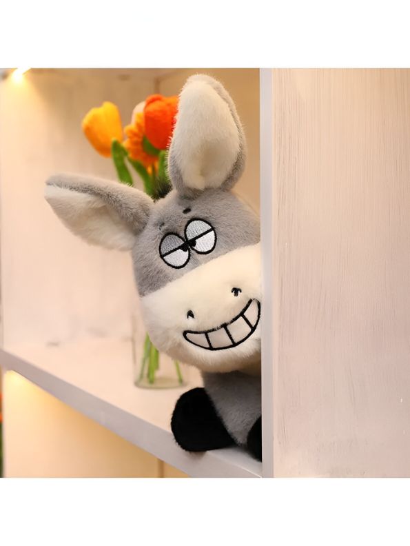 Softy Burro - 10 Inch Donkey Plush Toy | Cute Stuffed Animal Pillow | Soft & Cuddly Plush Gift for Girls, Boys, and Home Décor - MS14135