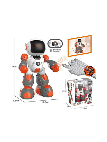 ORANGE - SoccerSense Robo – Smart Infrared Soccer Robot Toy for Kids | Gesture & Watch Control - NX11657