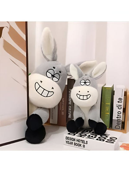 Softy Burro - 10 Inch Donkey Plush Toy | Cute Stuffed Animal Pillow | Soft & Cuddly Plush Gift for Girls, Boys, and Home Décor - MS14135