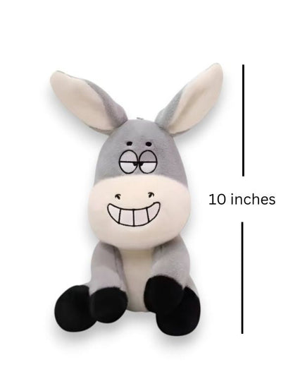 Softy Burro - 10 Inch Donkey Plush Toy | Cute Stuffed Animal Pillow | Soft & Cuddly Plush Gift for Girls, Boys, and Home Décor - MS14135