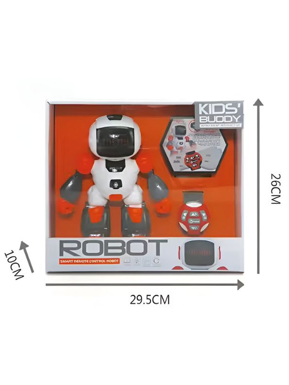 ORANGE - SoccerSense Robo – Smart Infrared Soccer Robot Toy for Kids | Gesture & Watch Control - NX11657