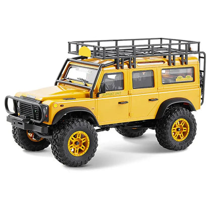 1/24 Scale RC Car 4WD 2.4G Authorized by Range Rover Camel Trophy Edition Rock Crawler Off-Road Climbing Truck Vehicles LED Lights