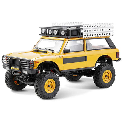 1/24 Scale RC Car 4WD 2.4G Authorized by Range Rover Camel Trophy Edition Rock Crawler Off-Road Climbing Truck Vehicles LED Lights
