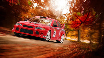 1/10 Scale Rally RC Car 2.4G 4WD 90km/h High Speed Metal Chassis On-Road Racing Car