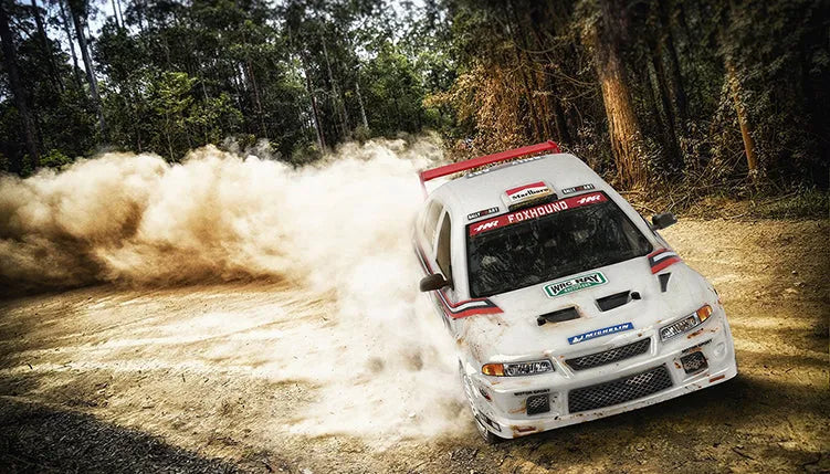 1/10 Scale Rally RC Car 2.4G 4WD 90km/h High Speed Metal Chassis On-Road Racing Car