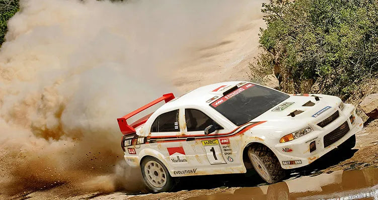 1/10 Scale Rally RC Car 2.4G 4WD 90km/h High Speed Metal Chassis On-Road Racing Car