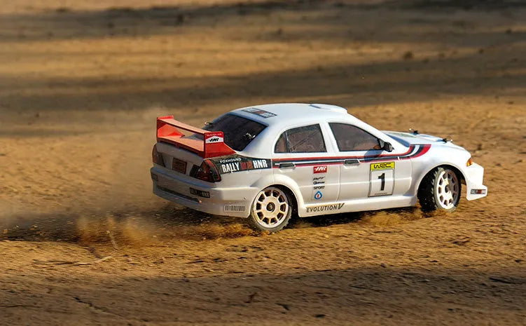 1/10 Scale Rally RC Car 2.4G 4WD 90km/h High Speed Metal Chassis On-Road Racing Car
