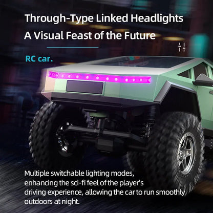 RC Crawler Car - 1/18 Scale Full Proportional Cyber Shell 4 WD Off-Road Vehicle