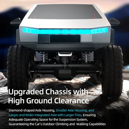 RC Crawler Car - 1/18 Scale Full Proportional Cyber Shell 4 WD Off-Road Vehicle