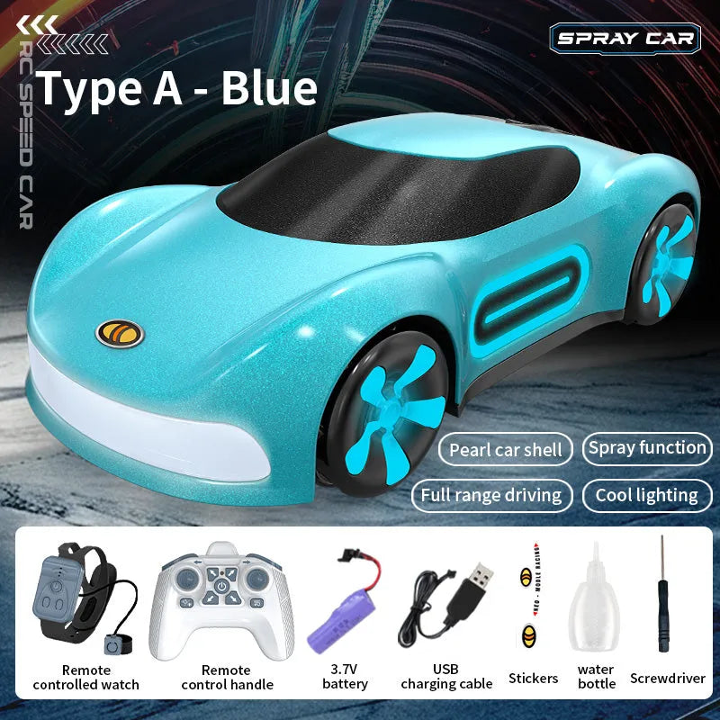 RC Car - Futuristic Concept Car RC 2.4G RTR LED + Music Play, Model A