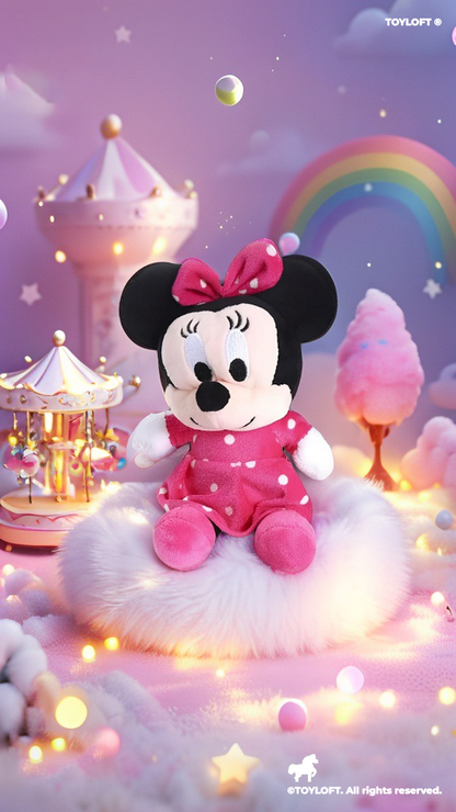 Stuffed Mickey Minnie Mouse Plush Toy - 8 Inch (M-M-2)