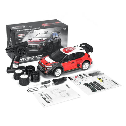 High-Speed 1/14 Scale 2.4GHz Brushless 4WD RC Car