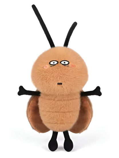 Softie Buddies Cockroach Plush Toy – 8 Inch | Cute & Soft Stuffed Bug Toy for Kids & Collectors - MS14562