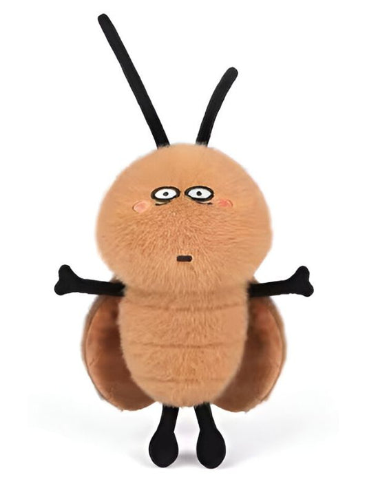 Softie Buddies Cockroach Plush Toy – 8 Inch | Cute & Soft Stuffed Bug Toy for Kids & Collectors - MS14562