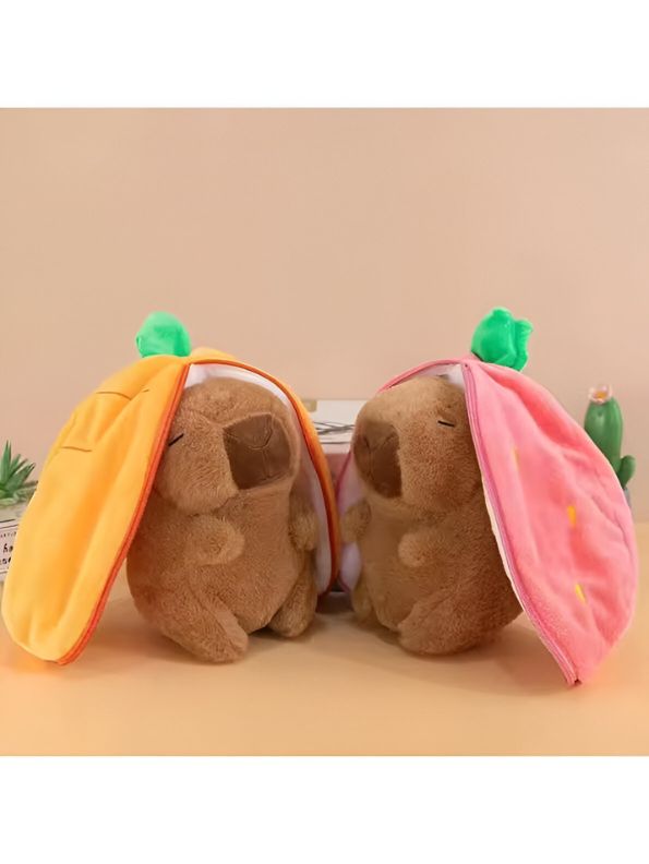 CapyClip Plush – 8 Inch Soft Capybara Toy | Cute & Cuddly Plush toy for kids - MS14492