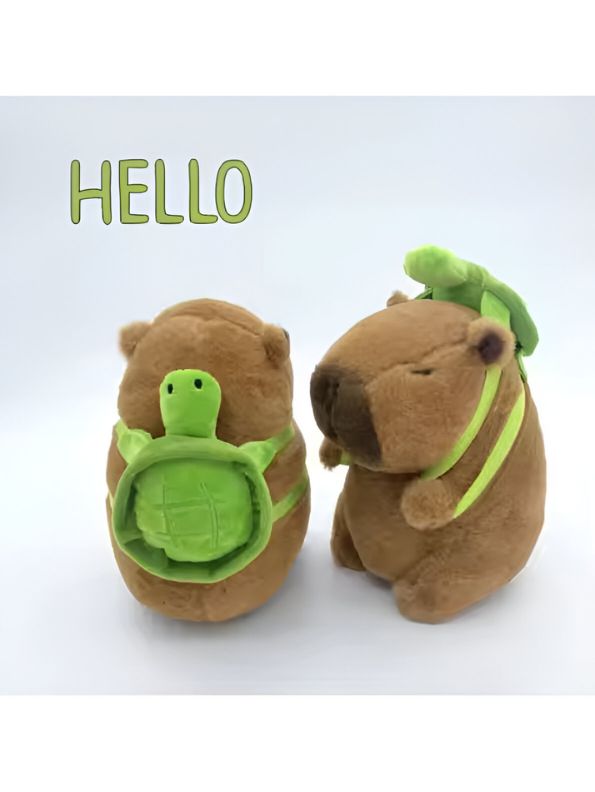 CapyClip Plush – 8 Inch Soft Capybara Toy | Cute & Cuddly Plush toy for kids - MS14492