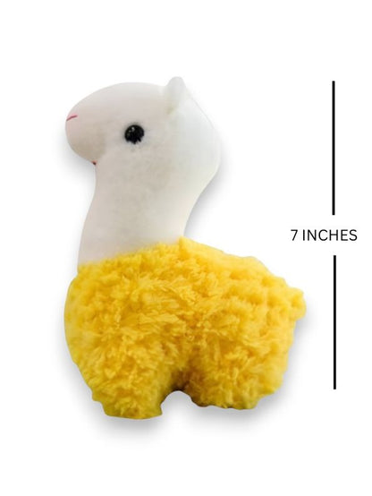 Fluffaca – 7 Inch Alpaca Plush Toy | Soft Llama Stuffed Animal | Cute Fluffy Toy for Kids & Babies - MS13564