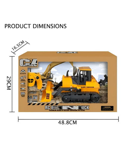 RoboDozer - RC Engineering Truck | Remote Control Bulldozer Toy for Kids - MS14253