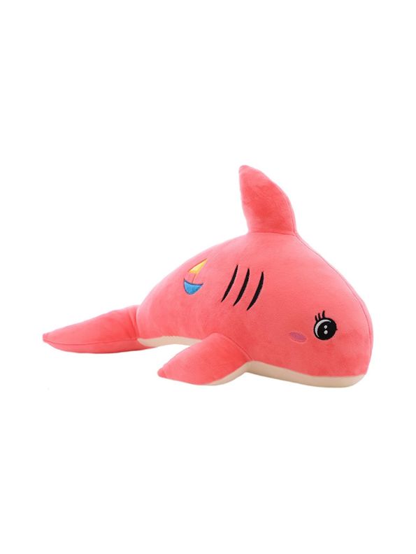 PinkShark – Pink Shark Plush Doll, Soft & Cuddly Hugging Pillow, Fish Toy For Kids 8 inch - MS9597.