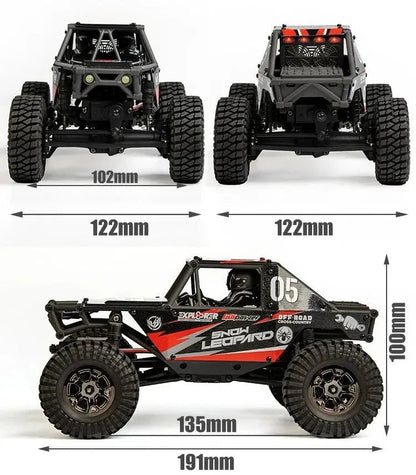 Basic - 1/24 Scale RC Car 4WD Brushed Motor Rock Crawler RTR